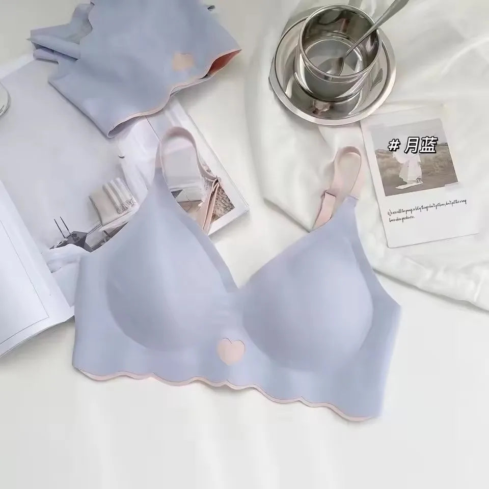 BH Women Bralette No Steel Ring Adjustable Strap Beauty Back Bra Upper Support Pure Desire Comfort Sling Ladies Underwear