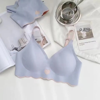 BH Women Bralette No Steel Ring Adjustable Strap Beauty Back Bra Upper Support Pure Desire Comfort Sling Ladies Underwear