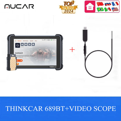 THINKCAR THINKSCAN 689BT diagnostikverktyg och tillbehör