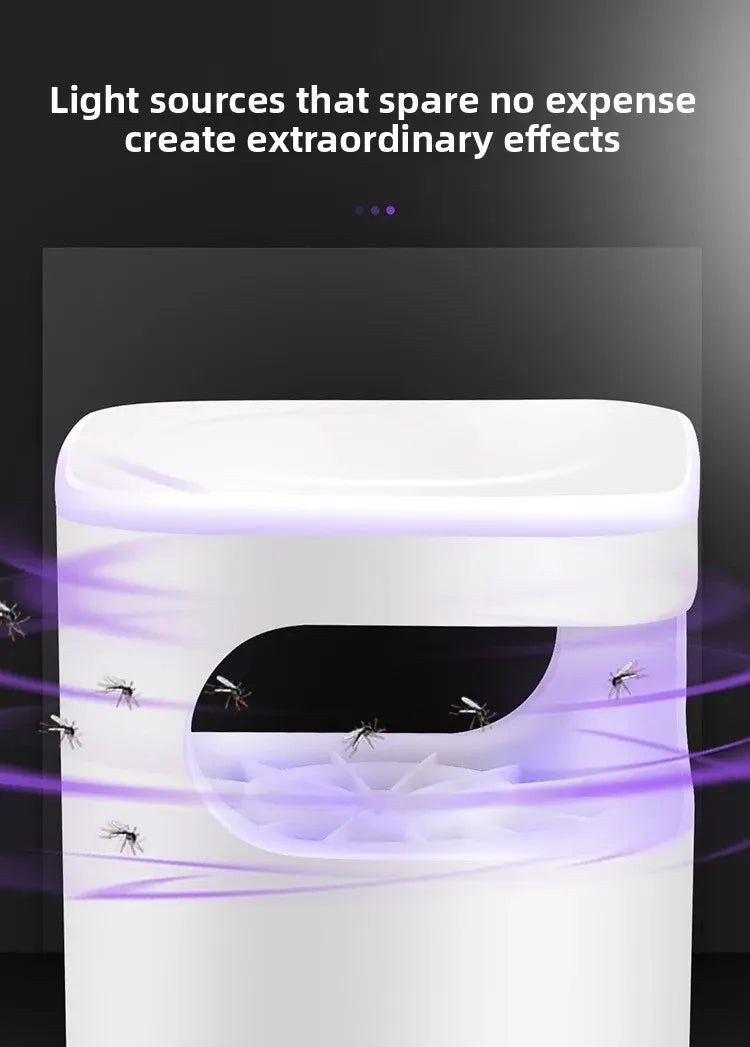 USB Mosquito Trap Electric Silent Bug Zapper Upgraded Inhalation Fly Killer with UV Light Indoor for Home Bedroom Office