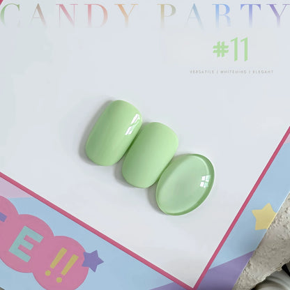 MAINEL 1-12Pcs Fashion Nude Shiny Soak Off UV Gel Nail Gel Polish Cosmetics Nail Art Nails Gel Polish Tips Nail Varnish