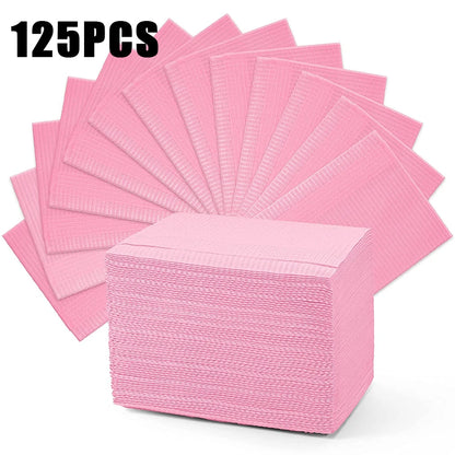 250/125/10pcs Tattoo Clean Pad Disposable Colorful Dental Bibs Tattoo Table Covers Cleaning Wipes Napkin Tattoo Accessories