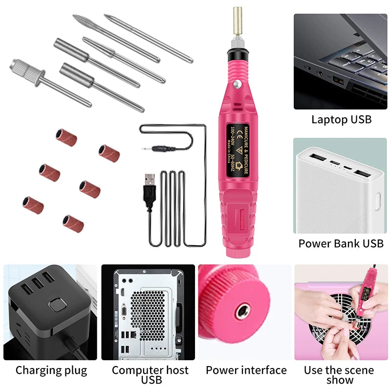 Poly Gel Extension Tool Set Professional Gel Nail Polish Kit With UV LED Nail Lamp Dryer And Electric Nail Drill Machine