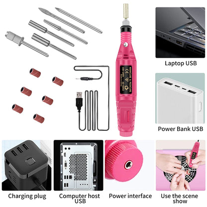 Poly Gel Extension Tool Set Professional Gel Nail Polish Kit With UV LED Nail Lamp Dryer And Electric Nail Drill Machine