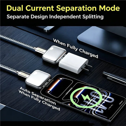 USB-C-laddkabel med automatisk avstängning – 1 eller 2-pack