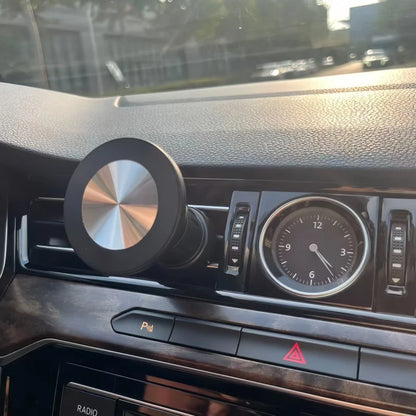 Magsafe Car Phone Holder, Strong Magnetism High-Quality Support for One-Handed Use Metal Hook Magnetic Car Phone Mount
