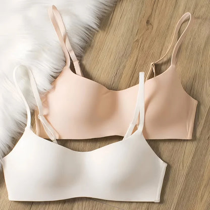 Seamless Bras For Women Small Chest Bralette 1/2 Cup Non-Wire Push-Up Bra Fixed Pad Soft Underwear Sexy Lingerie Intimates S-XL