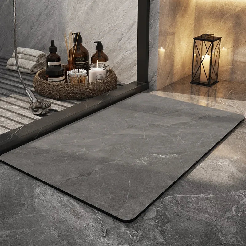 Bathroom Carpet Home Decoration Bath Absorbent Marbling Floor Mat Toilet Rug Doormat Non-slip Foot Mats Alfombra De Baño 양탄자