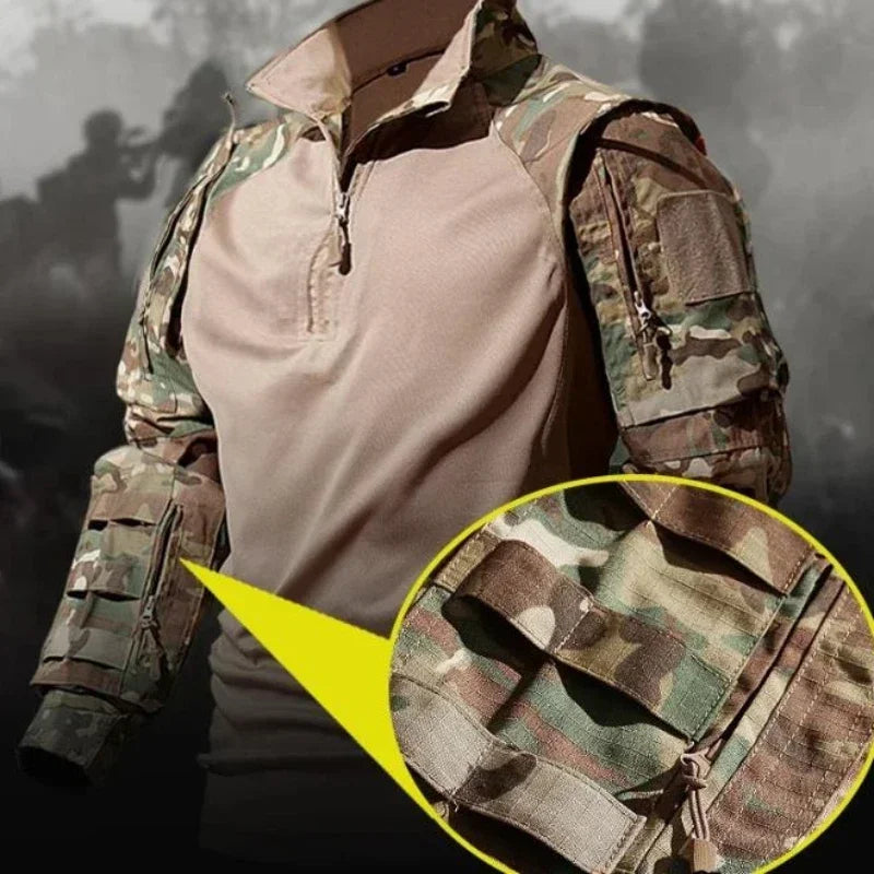 Utomhus taktisk dräkt för män Airsoft stridsskjortor