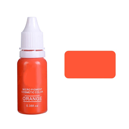 15ml Permanent Makeup Color Natural Eyebrow Dye Plant Tattoo Ink Microblading Pigments For Tattoos Eyebrow Lips Eyelash Set