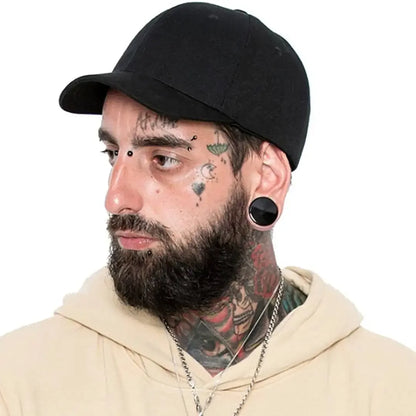 Unisexkeps med 3 eller 4,5 cm brätte – S–XL