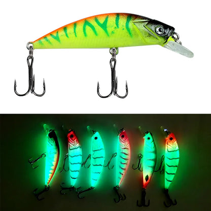 1pcs Sinking Spearhead Biomimetic Bait 5.5cm 6g Luminous Long Throw Sea Fishing Lures Freshwater Glowing Fishing Hard Baits