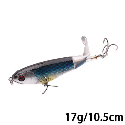 Goture Whopper Popper 10cm/11cm/14cm Topwater FIshing Lure Blowups Pike Baits Rotating Tail Fishing Tackle Crankbait Wobblers