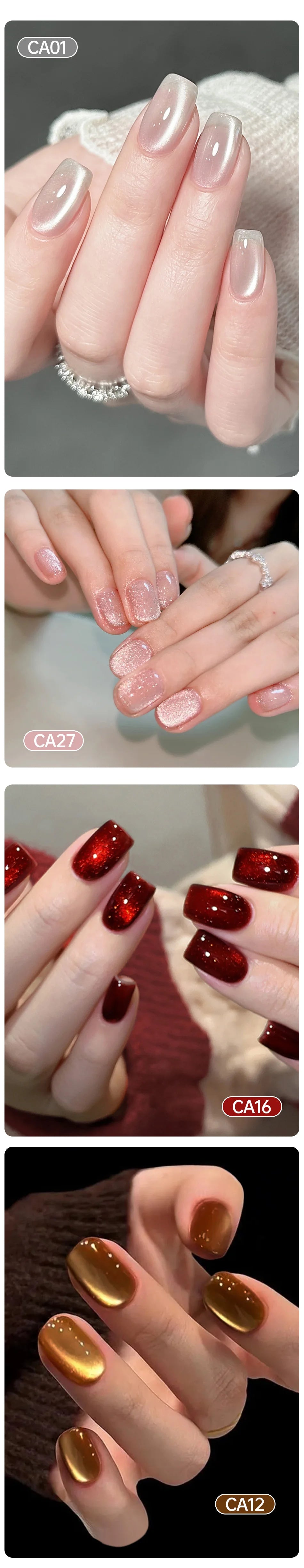 UR SUGAR 15ml Cat Magnetic Gel Nail Polish 30 Colors Semi Permanent Magnetic Gel UV/LED Soak Off Painting Vanrish Design