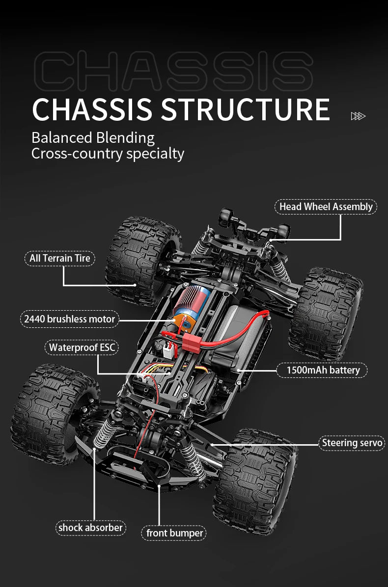 KF18 1/14 RC Drift Car 80KM/H 4WD 2.4G High Speed Off-Road Racing Car Brushless 3S Remote Controller Car Truck Toy For Gift