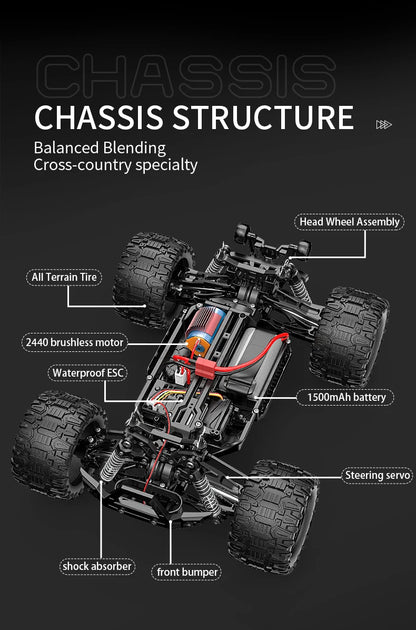 KF18 1/14 RC Drift Car 80KM/H 4WD 2.4G High Speed Off-Road Racing Car Brushless 3S Remote Controller Car Truck Toy For Gift