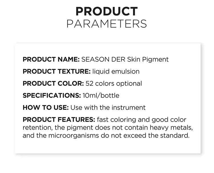 10ML Skin Camouflage Micro Pigment Permanent Makeup Ink Stretch Mark Camouflage Pigments Skin Tone Scar Camouflage Tattoo Ink