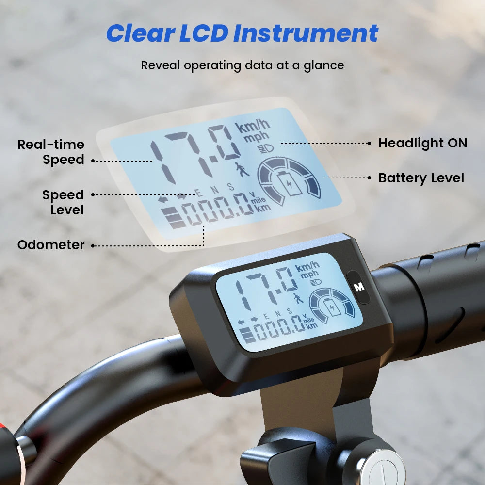Elektrisk motorcykel-leksak för barn A14 36V 5,2Ah batteri