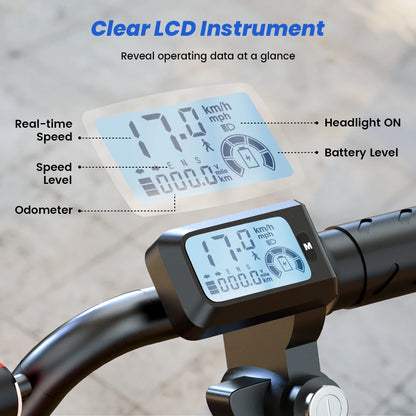 Elektrisk motorcykel-leksak för barn A14 36V 5,2Ah batteri