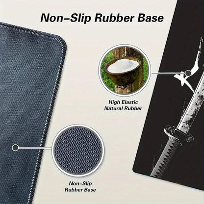 Large Gaming Mouse Pad with Non-slip Rubber Base Precise Seam Design Washable and Durable for Computer Games and Office Use