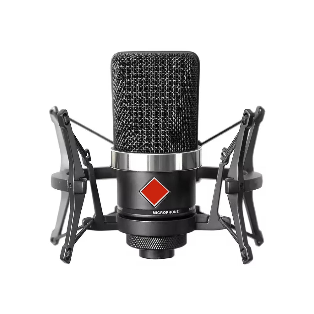Sanpusen 102 Large-Diaphragm Condenser Microphone Cardioid Studio Mic for Vocal Recording Podcasting & Music Production