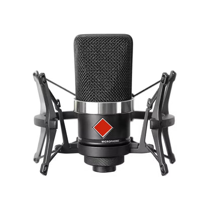 Sanpusen 102 Large-Diaphragm Condenser Microphone Cardioid Studio Mic for Vocal Recording Podcasting & Music Production