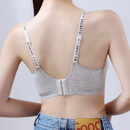 Sexy Seamless Women's Underwear, Wire-free, Hollow, Comfortable, Breathable, Push-up Sports Bra For Women, Thin Section