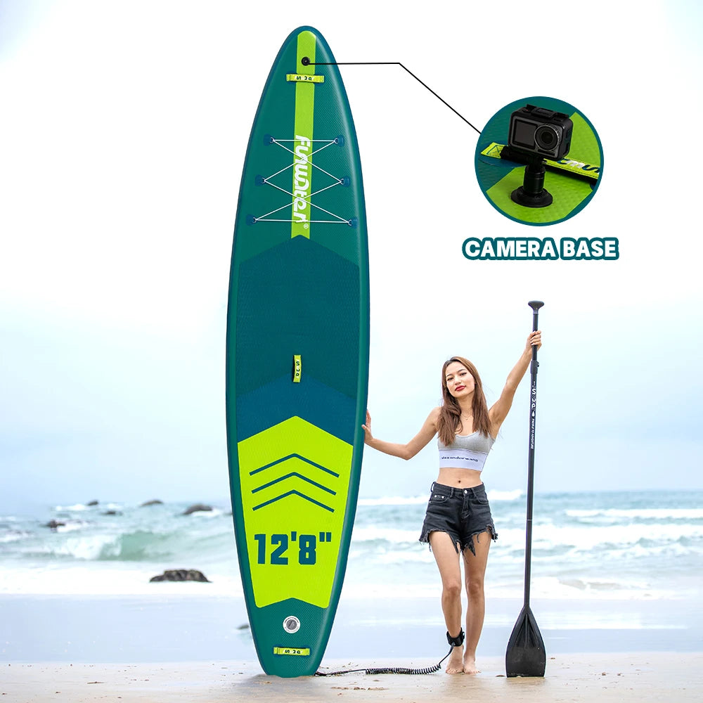 FunWater uppblåsbart SUP-bräde med tillbehör – flera storlekar