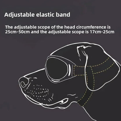 Pet Dog Goggles UV Sunglasses Windproof Snowproof Eye Protection Glasses for Small Medium Large Dogs Cat Universal    Dog Stuff