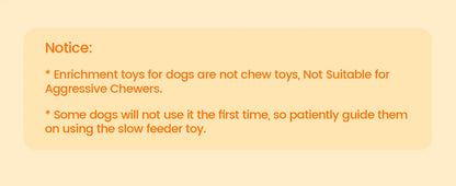 Interactive Dog Puzzle Toys for Boredom, Dogs Enrichment Toy to Keep Them Busy, Treat Dispensing Slow Feeder