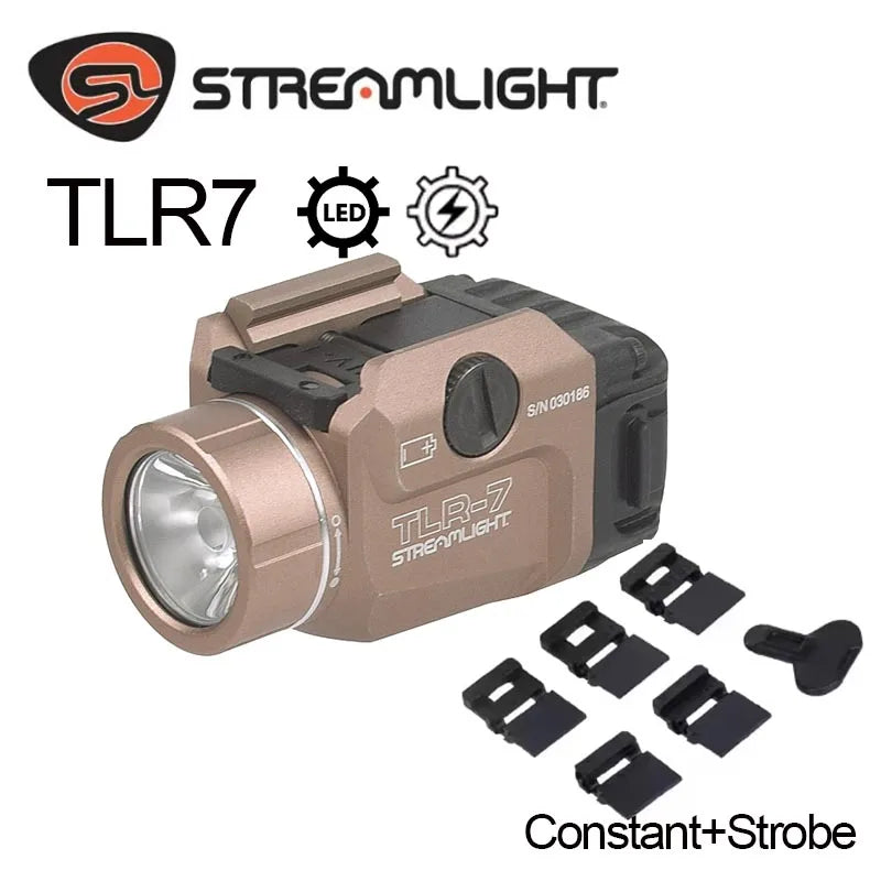 Taktisk Ficklampa 500 Lumen för 20 mm Skena