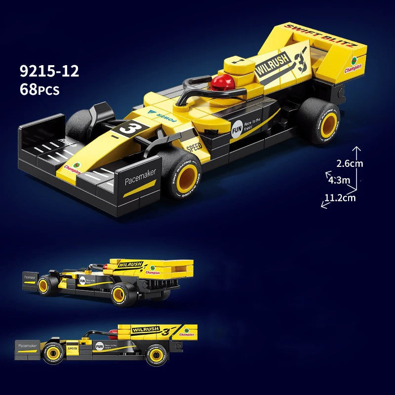 MOC Racerbil Byggklossar – LEGO-kompatibel ABS Rally Supersportbil 12 Modeller CE EN71 Jul Present 14+ år 2026
