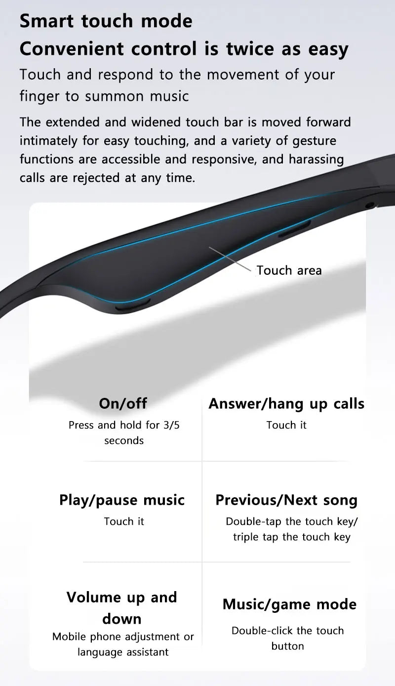 Lenovo AI Smart Glasses AI Translation HD Hands-Free Calling AI Chat Logging Music Playback 8K Smart Sunglasses NEW