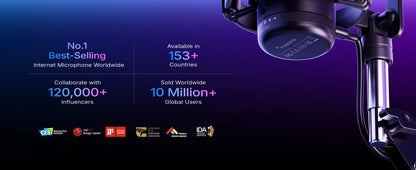 MAONO DGM20S Gaming USB Microphone Condenser Mic with RGB Light Noise Cancellation Boom Arm for Streaming Podcast YouTube Tiktok