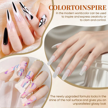 LNWPYH Gel Nail Polish Kit ,Manicure Tools Set  With Professional USB Electric Nail Drill Polish File And UV LED Nail Lamp Dryer