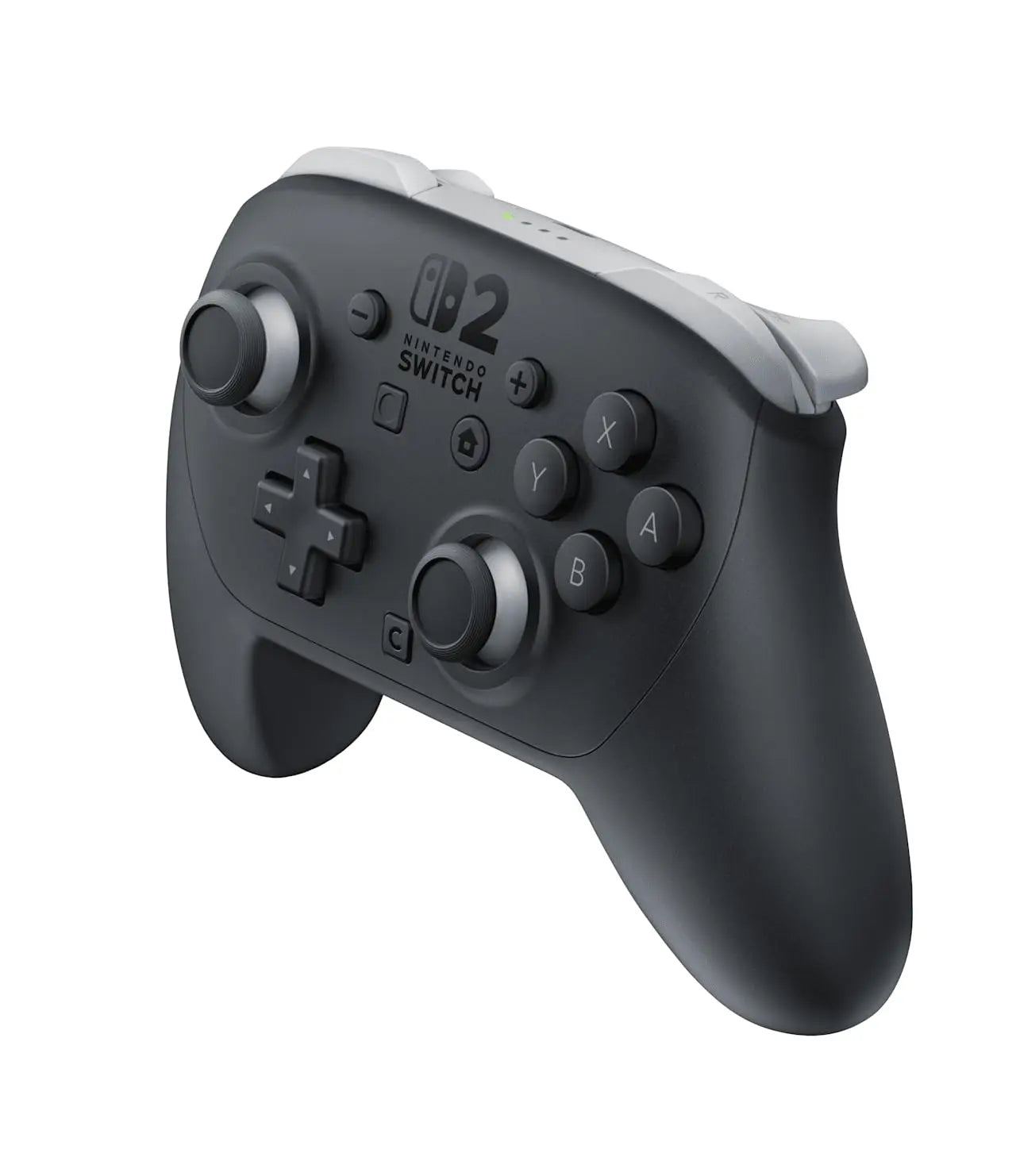 Nintendo Switch 2 Pro Controller – Trådlös, HD Rumble 2, GL/GR-knappar, Amiibo, GameChat, USB-C, Vit