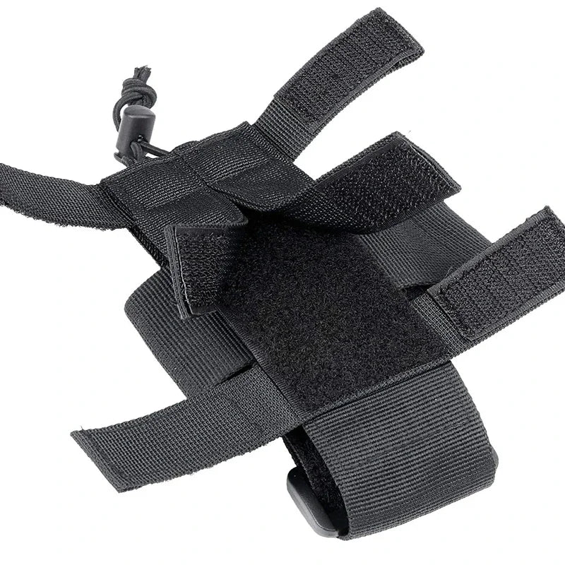 Justerbar radioficka med MOLLE-fäste för walkie-talkie
