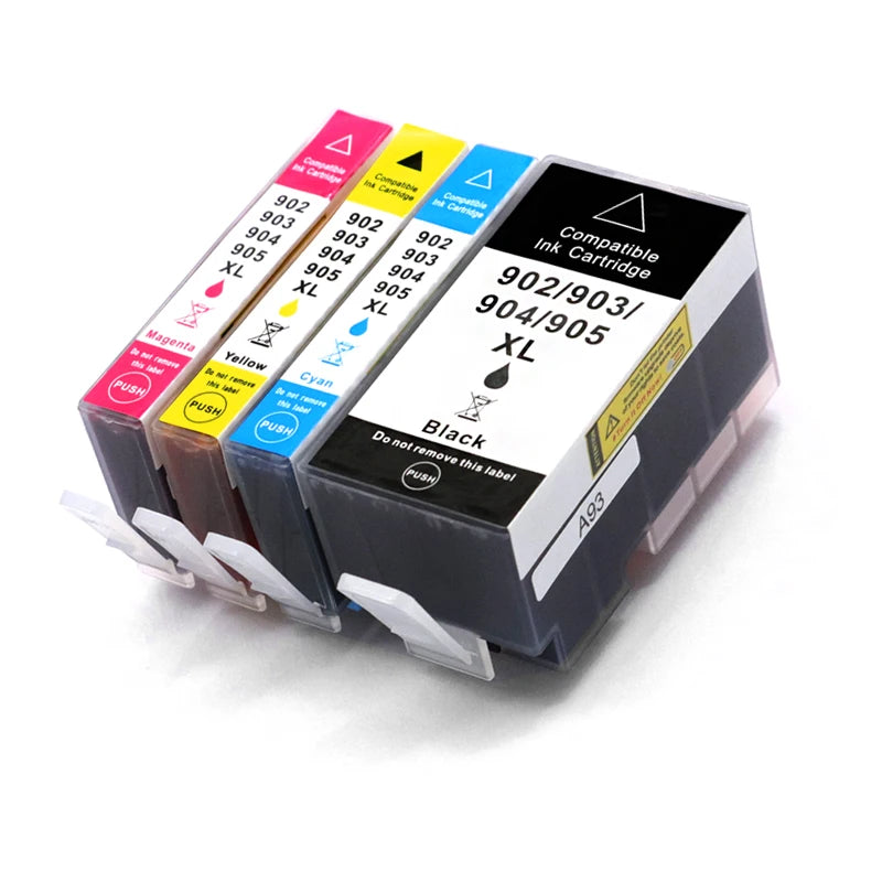 1~5 set 902XL 903XL 904XL 905XL HP903 HP905 bleckpatron kompatibel med HP Officejet Pro-skrivare