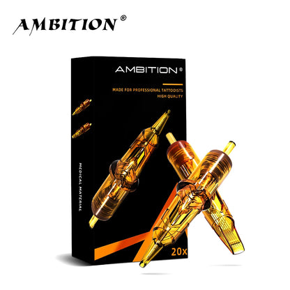 Ambition Glory Tattoo Cartridge Mix Needle 0.25mm 0.3mm 0.35mm Round Liner Shader Magnum Tattoo Needles 1rl 3rl 5rl 7rm 9rm 13rm