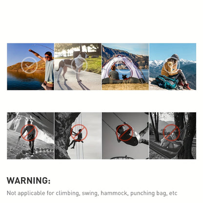 Aluminum Alloy Carabiner D Ring Outdoor Clip Hook 2.3" Spring Snap Clip for Camping Hiking Backpack Keychain Dog Leash DIY Gear