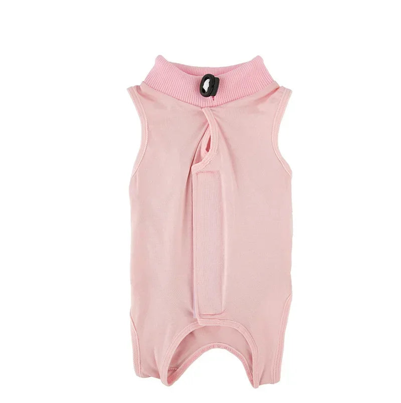 Soft Cat Recovery Vest Anti Licking Kitten Surgery Suit Pet Sterilization Jumpsuit Comfortable Weaning Clothes for Daily Care