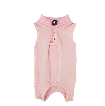 Soft Cat Recovery Vest Anti Licking Kitten Surgery Suit Pet Sterilization Jumpsuit Comfortable Weaning Clothes for Daily Care