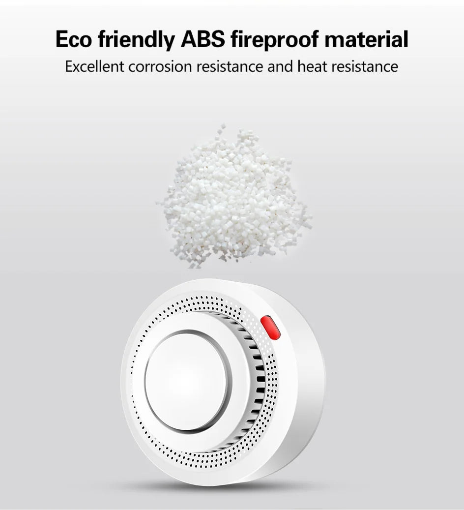 Tuya Smart WiFi Smoke Sensor Fire Protection Smoke Detector 85dB Sound Security System Firefighters  Smartlife APP Control