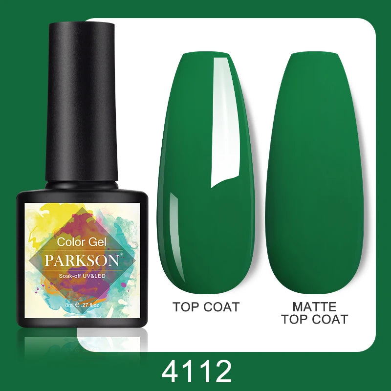 Parkson No Wipe Top Base Coat Nail Gel polish Design Enhancer Varnish Semi Permanent Soak Off UV LED Nail Art Tool