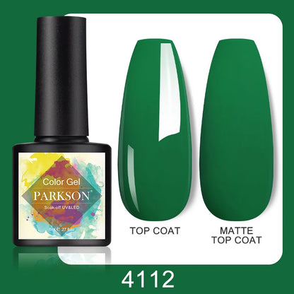 Parkson No Wipe Top Base Coat Nail Gel polish Design Enhancer Varnish Semi Permanent Soak Off UV LED Nail Art Tool