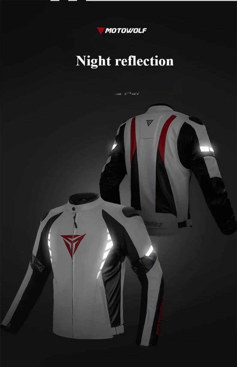 CE Certified Motorbike Leather Jacket for Men Autumn Winter Warm Windproof Riding Coat with Removable Liner Motorcycle Jacket