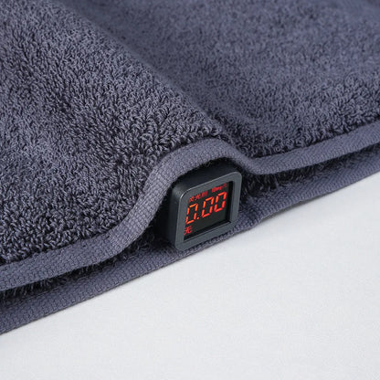 1/2/3pcs Grey Bath Towels Set for Adults - Absorbent Luxury Cotton Towels for Bathroom Home Hotel Beauty Salon Beach Gift Towels