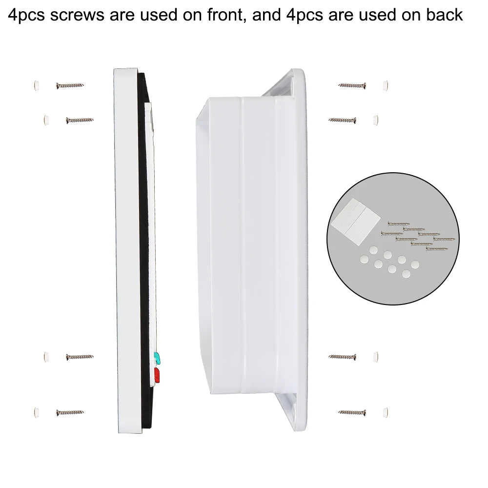 For Dog Cat Kitten ABS Plastic Dog Cat Flap Door With 4 Way Lock Security Flap Door Small Pet Supplies Cat Puppy Safety Gate