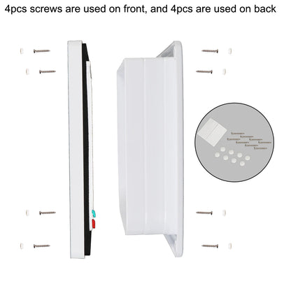 For Dog Cat Kitten ABS Plastic Dog Cat Flap Door With 4 Way Lock Security Flap Door Small Pet Supplies Cat Puppy Safety Gate