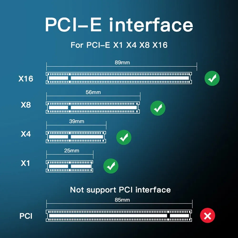 FENVI M.2 NVMe till PCIe x1-adapter med aluminiumkylfläns